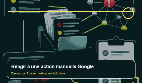 Animation consacrée à « Action manuelle Google : circonscrire le motif avant de demander… »