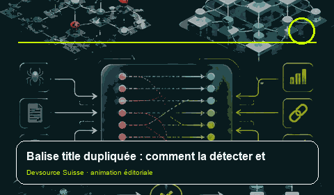 Animation consacrée à « Balise title dupliquée : comment la détecter et la corriger ? »