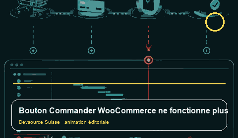 Animation consacrée à « Bouton Commander inactif : suivre validation, JavaScript et… »