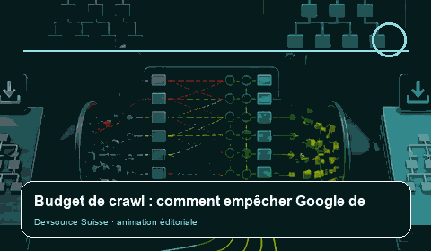 Animation consacrée à « Budget de crawl : comment empêcher Google de gaspiller ses… »