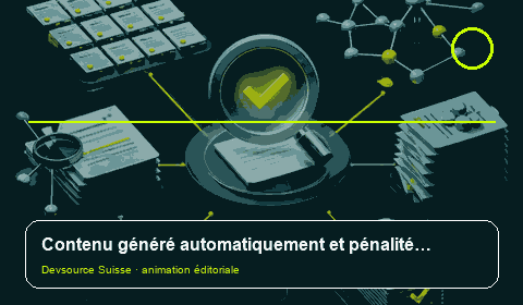 Animation consacrée à « Contenu automatisé et Google : auditer l’utilité, la preuve et… »