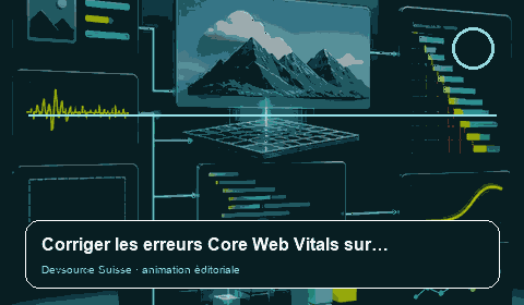Animation consacrée à « Core Web Vitals WordPress : corriger LCP, INP et CLS avec leurs… »