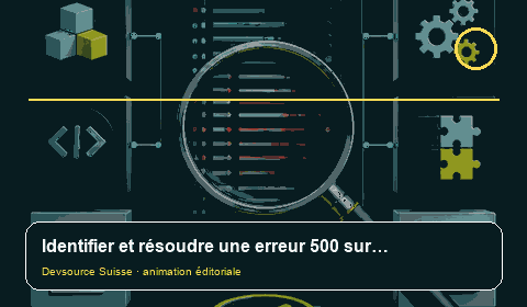 Animation consacrée à « Erreur HTTP 500 sur WordPress : remonter du serveur jusqu’à la… »