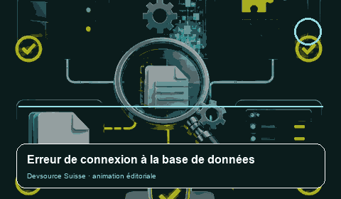 Animation consacrée à « Connexion à la base WordPress impossible : séparer secret, réseau… »