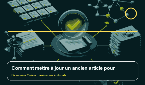 Animation consacrée à « Comment mettre à jour un ancien article pour récupérer ses… »