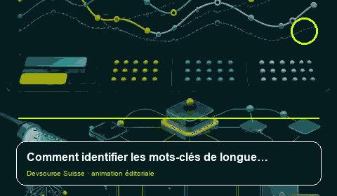 Animation consacrée à « Comment identifier les mots-clés de longue traîne réellement… »