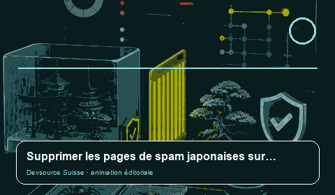 Animation consacrée à « Spam japonais sur WordPress : supprimer le générateur, pas… »