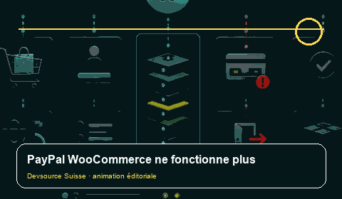 Animation consacrée à « PayPal WooCommerce en échec : relier bouton, ordre PayPal et… »