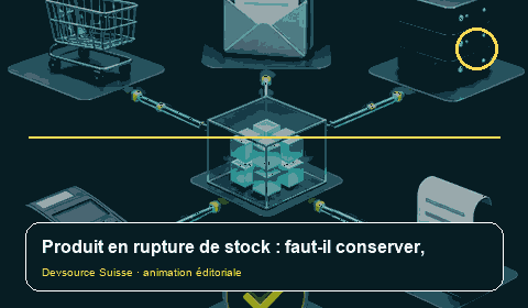 Animation consacrée à « Produit en rupture de stock : faut-il conserver, supprimer ou… »