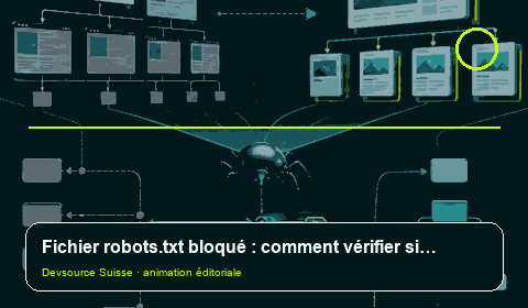 Animation consacrée à « Fichier robots.txt bloqué : comment vérifier si Google peut… »