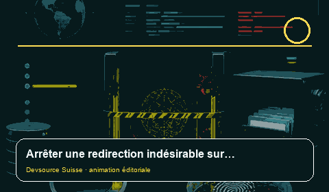 Animation consacrée à « WordPress redirige ailleurs : retrouver le déclencheur avant de… »