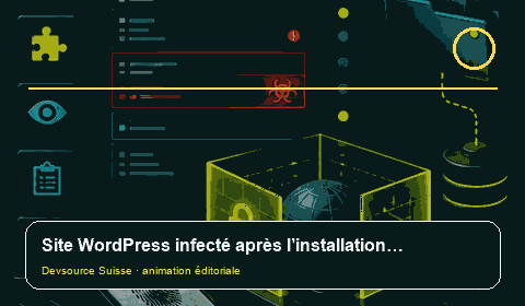 Animation consacrée à « WordPress infecté après un plugin : vérifier l’archive… »