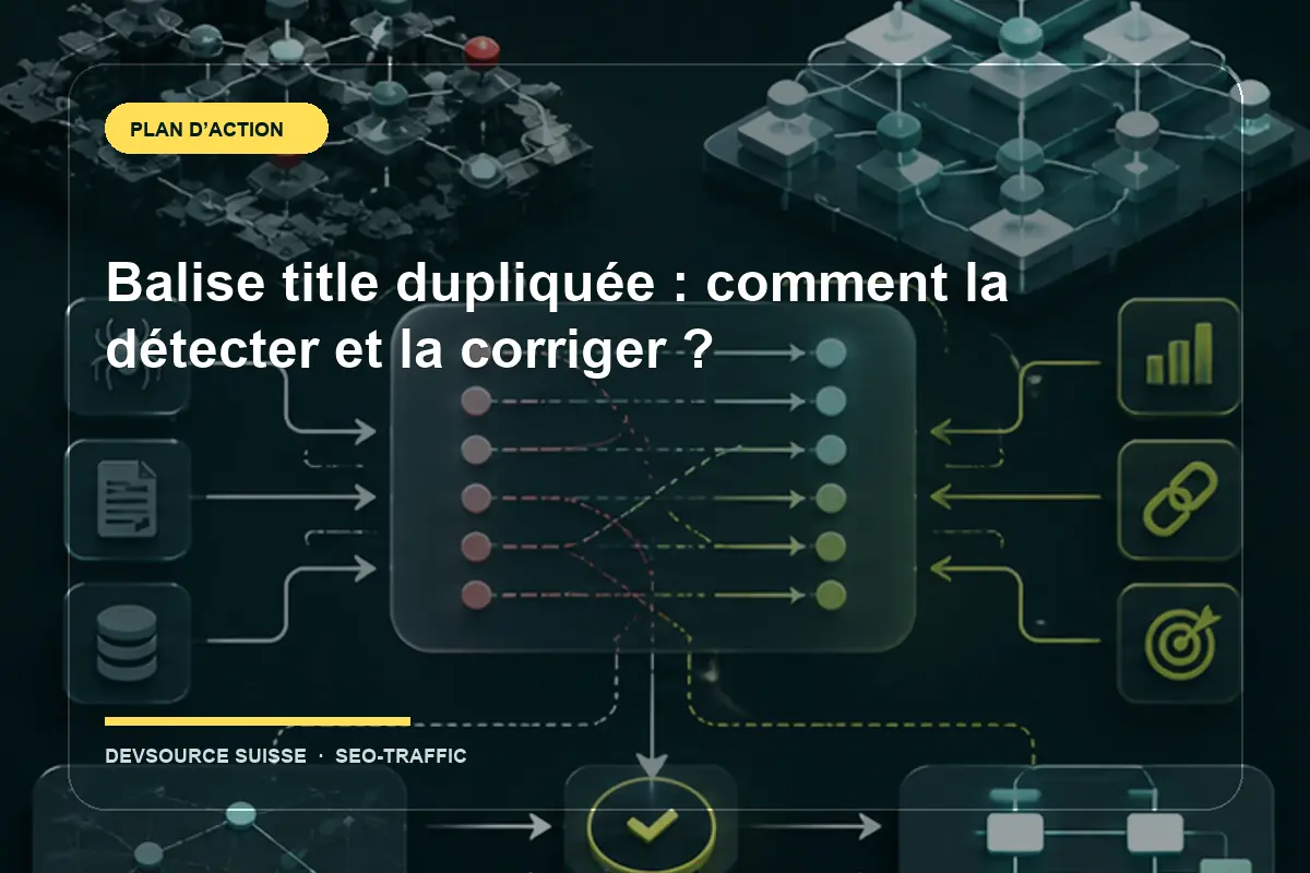 Résolution de « Balise title dupliquée : comment la détecter et la corriger ? » pour un site exploité en Suisse