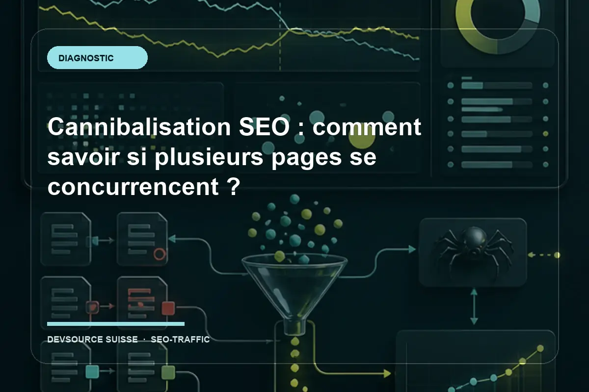 Diagnostic pour « Cannibalisation SEO : comment savoir si plusieurs pages se… » dans le contexte d’un site suisse
