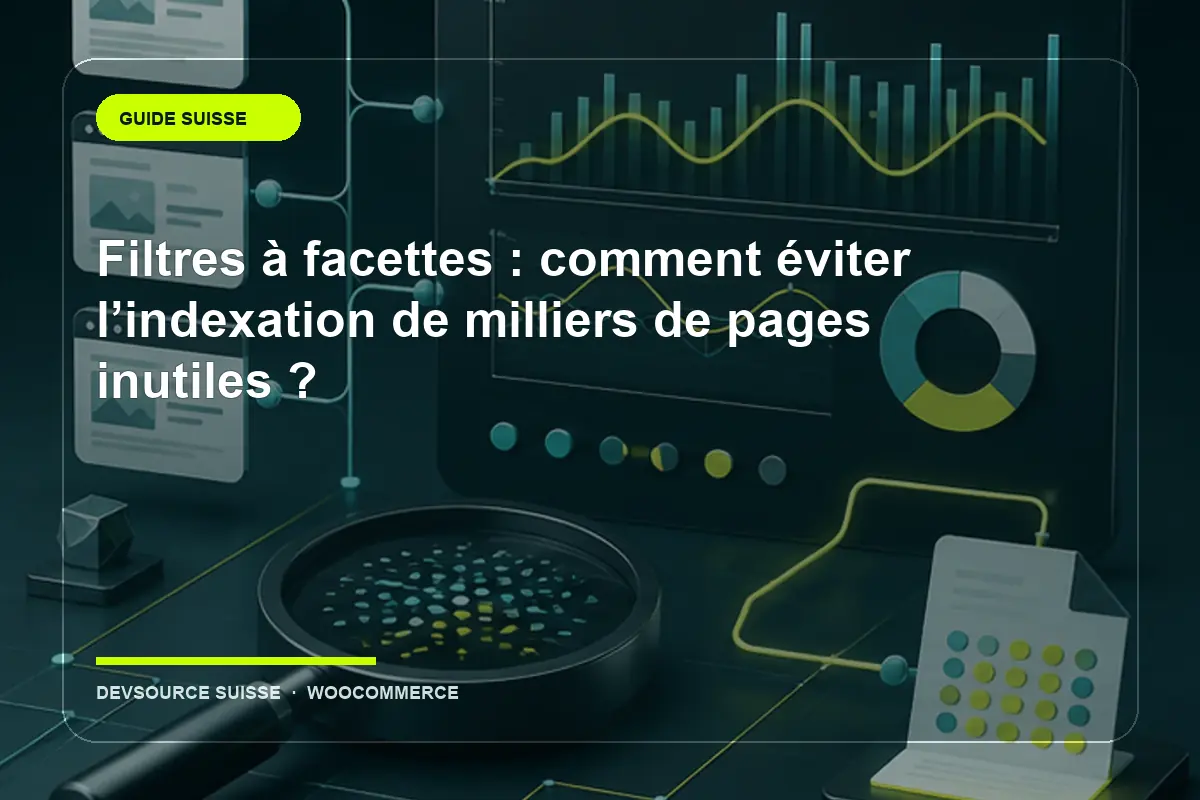 Illustration suisse de l’article « Filtres à facettes : comment éviter l’indexation de milliers de pages inutiles ? »