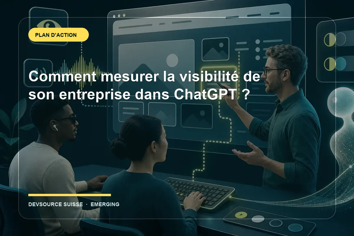 Résolution de « Comment mesurer la visibilité de son entreprise dans ChatGPT ? » pour un site exploité en Suisse