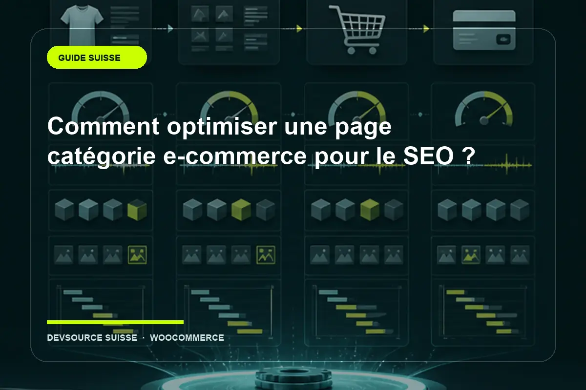 Illustration suisse de l’article « Comment optimiser une page catégorie e-commerce pour le SEO ? »