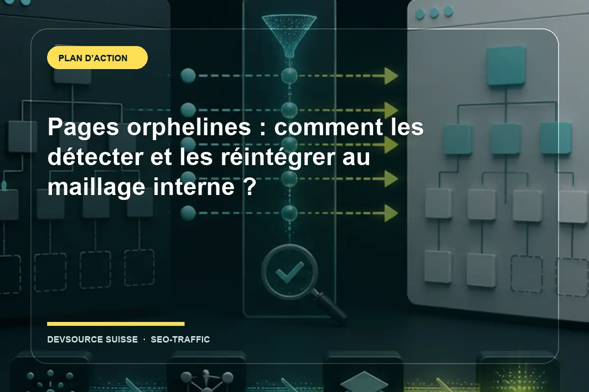 Résolution de « Pages orphelines : comment les détecter et les réintégrer au… » pour un site exploité en Suisse