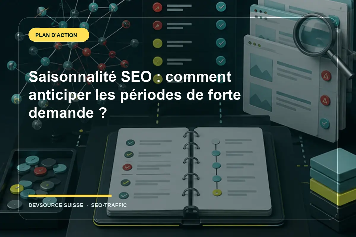 Résolution de « Saisonnalité SEO : comment anticiper les périodes de forte demande ? » pour un site exploité en Suisse