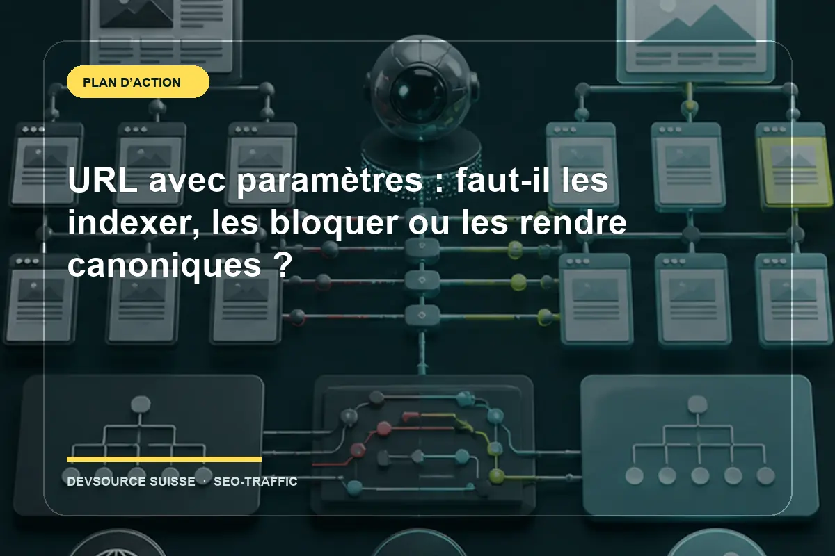 Résolution de « URL avec paramètres : faut-il les indexer, les bloquer ou les… » pour un site exploité en Suisse