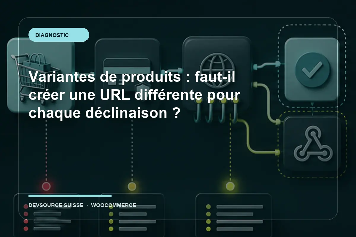 Diagnostic pour « Variantes de produits : faut-il créer une URL différente pour… » dans le contexte d’un site suisse