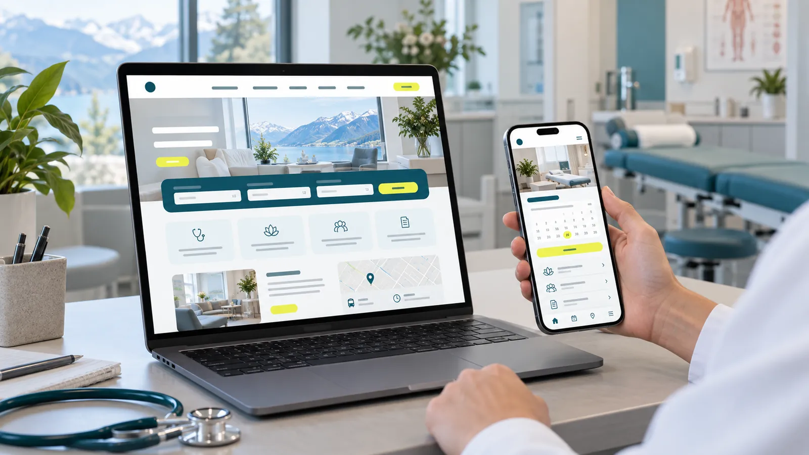 Exemple de site responsive adapté au métier de vétérinaires en Suisse