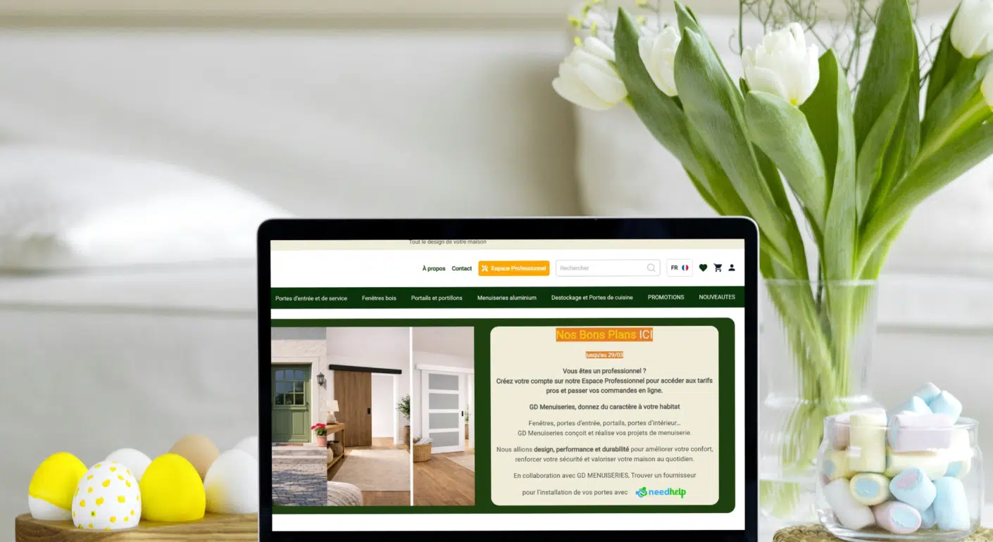 Réalisation GD Menuiseries par Devsource