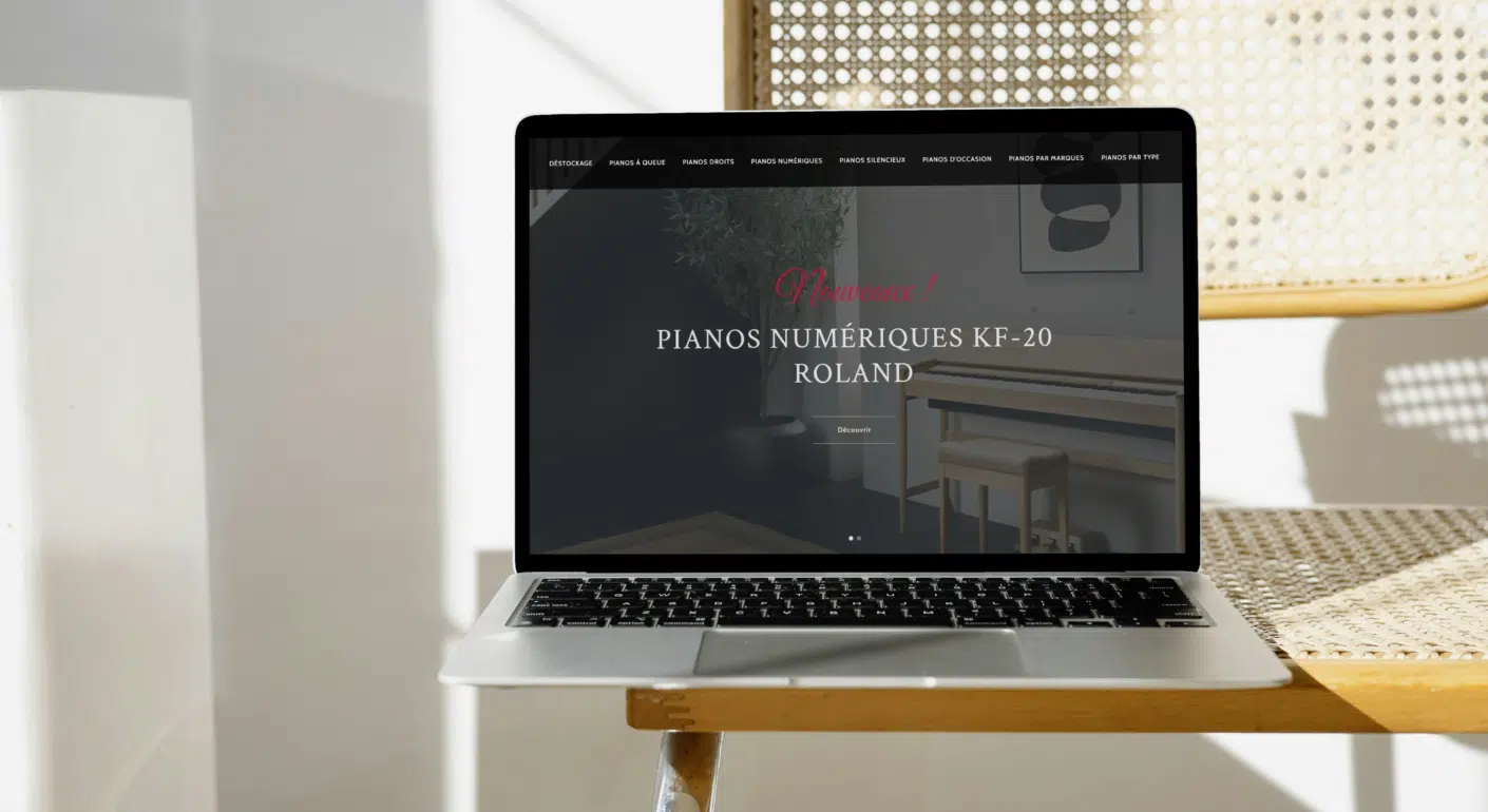 Réalisation Juste un Piano par Devsource