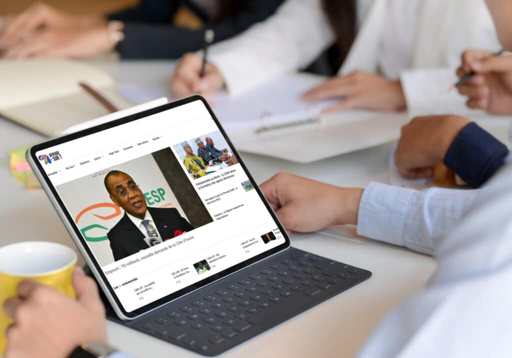 portfolio client afriquesur7 | Devsource by Maxime GUINARD