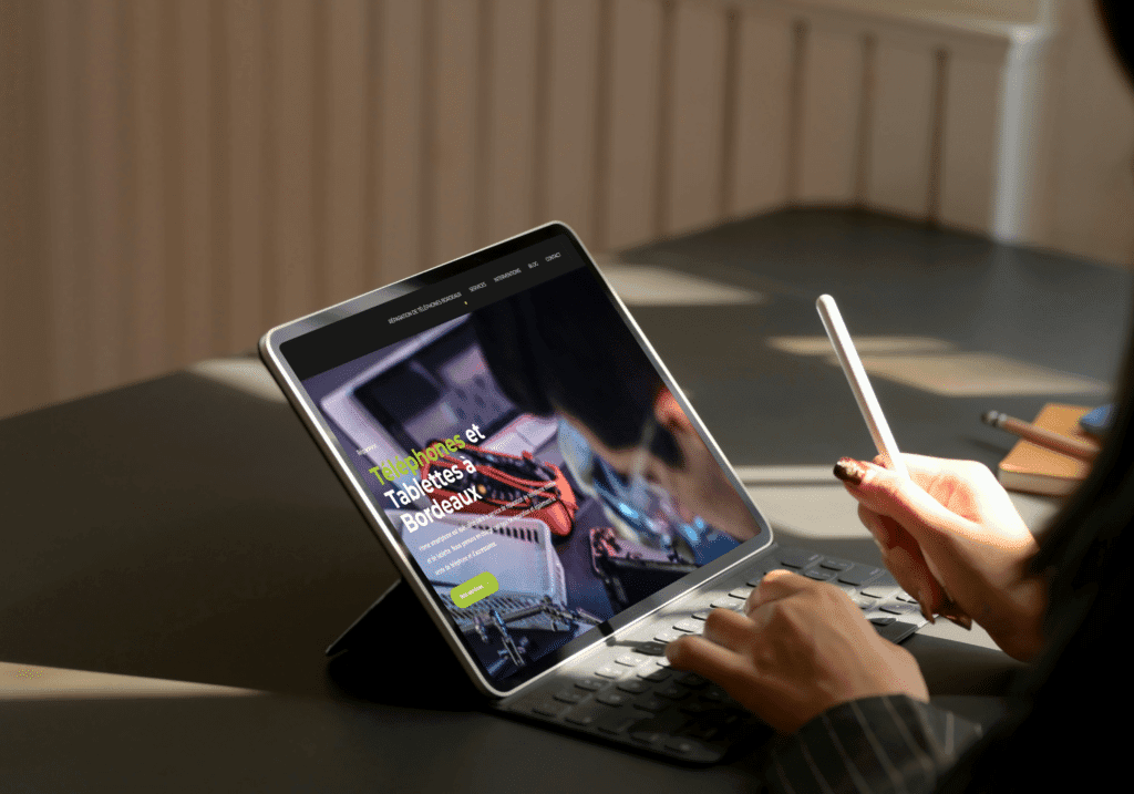 portfolio client homesmartphone | Devsource by Maxime GUINARD
