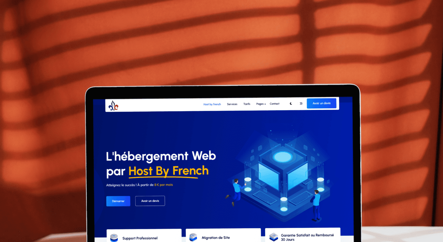 portfolio client host by french | Devsource by Maxime GUINARD